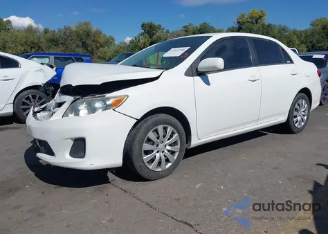 2012 Toyota Corolla Le z USA, uszkodzony, nr VIN 2T1BU4EE8CC869061